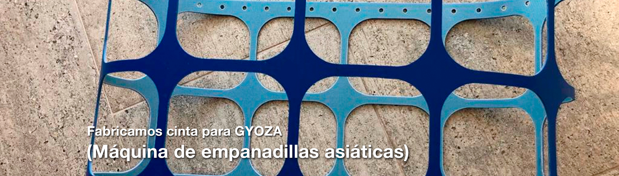 Fabricación de cintas para Gyozas.